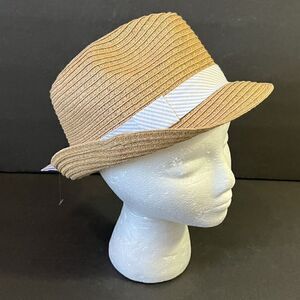 Tommy Bahama Kids Boys Fedora Hat Size S Beach Golf Boat Preppy Travel Easter